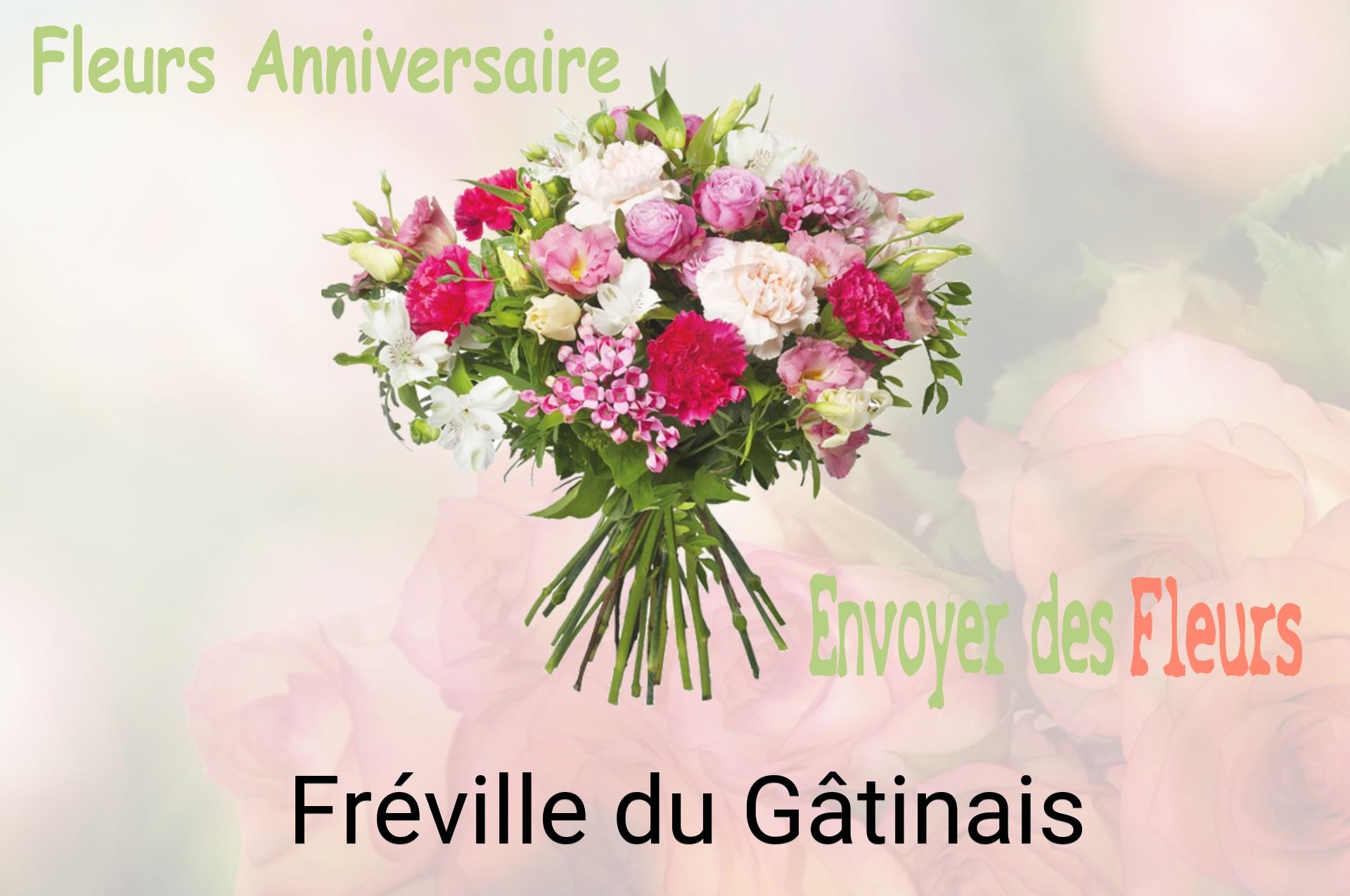 Bouquet de fleurs d’anniversaire livré à Fréville-du-Gâtinais