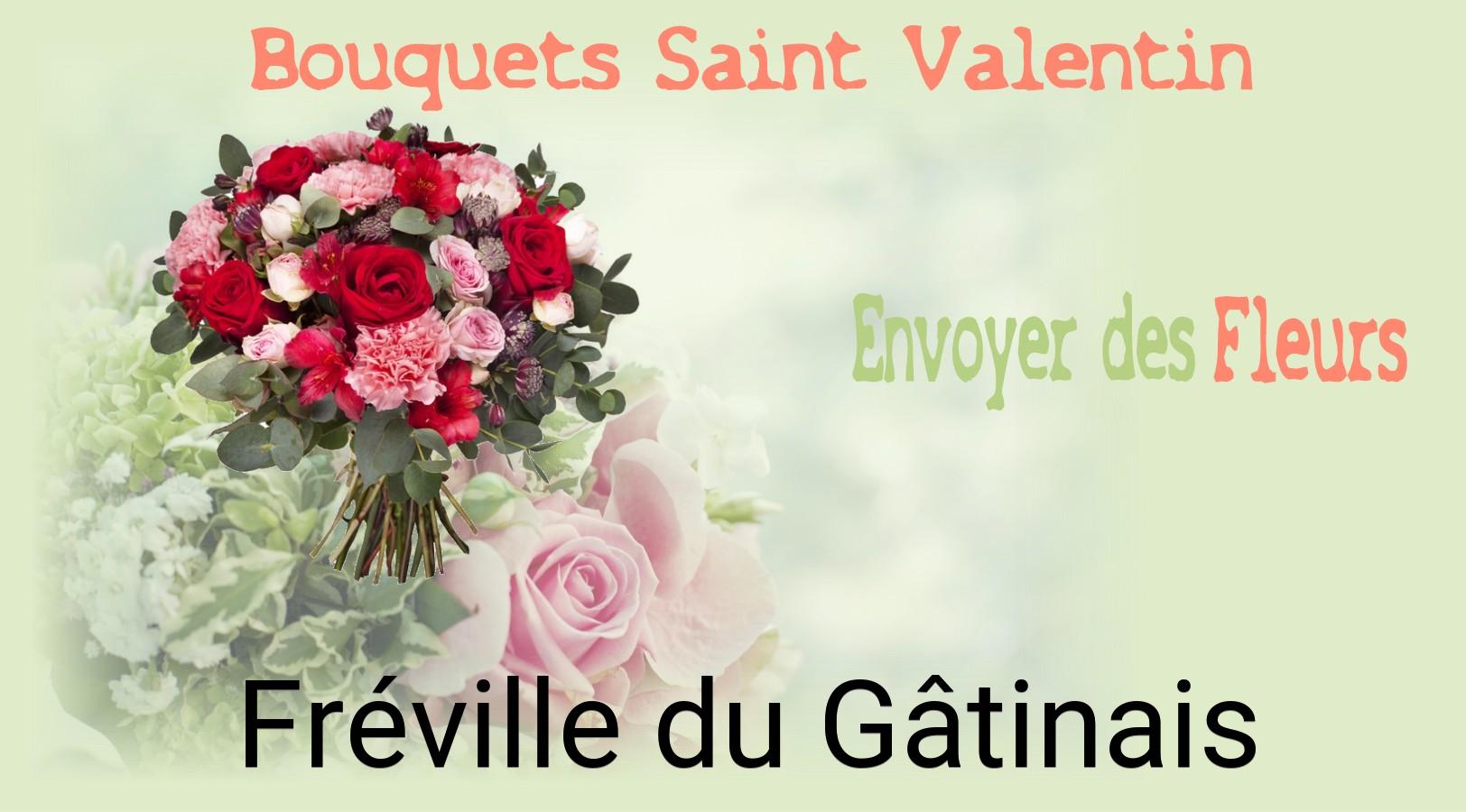 Roses de Saint-Valentin livrées à Fréville-du-Gâtinais